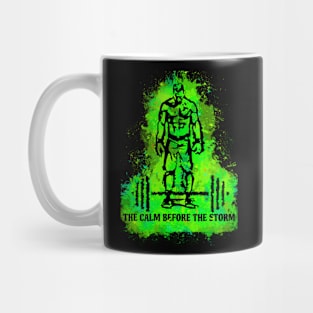 The Calm Before The Storm (male_green) Mug